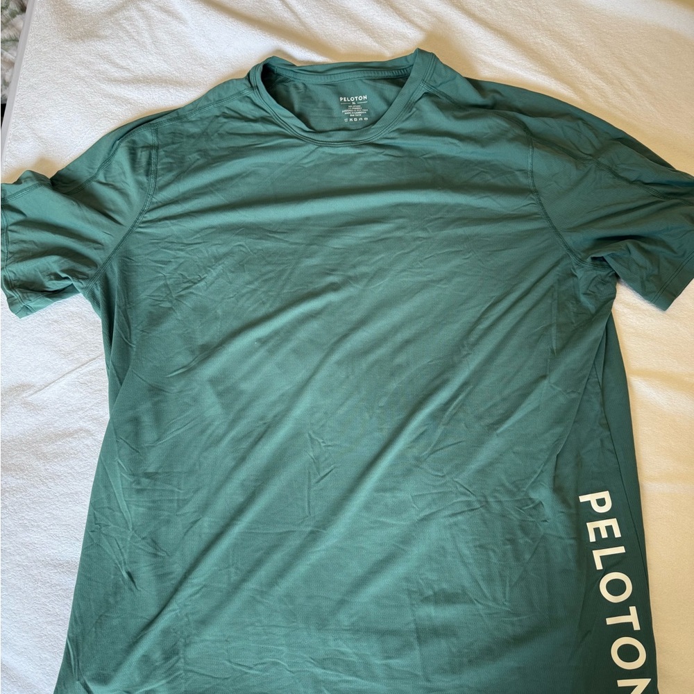 Peloton Men's Teal Short Sleeve Tee